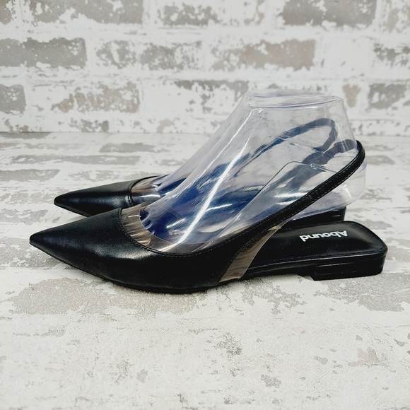 Abound Shoes New Abound Charlatan Clear Strap Black Smoke Dorsay Flat C632 Poshmark
